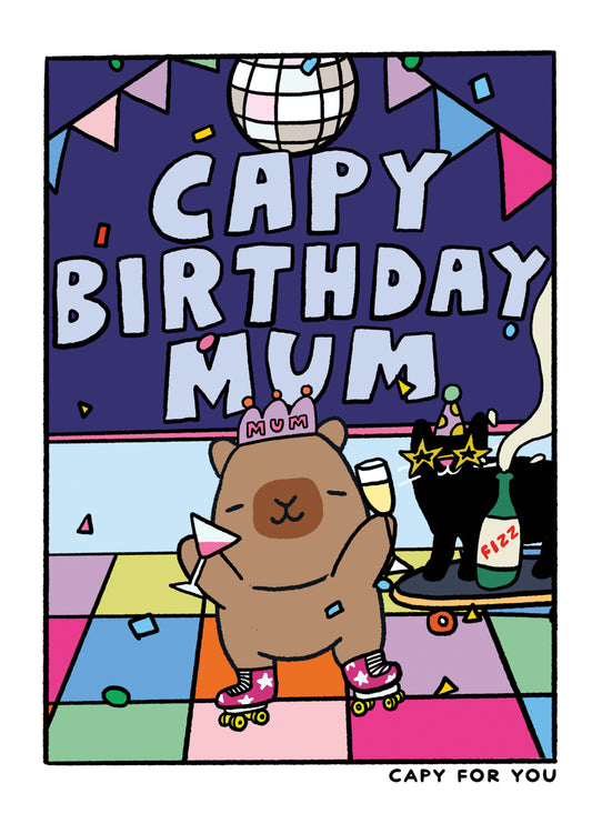 Capy Birthday Mum! Capybara