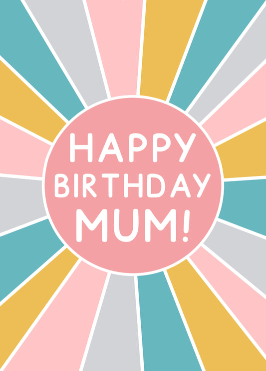 Happy Birthday Mum Card