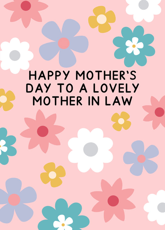 Happy Mother's Day To A Lovely Mother In Law Card