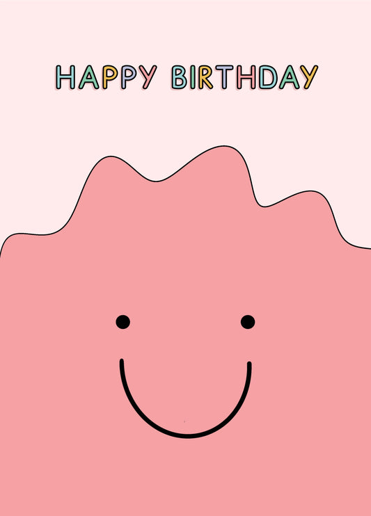 Happy Birthday Pink Monster