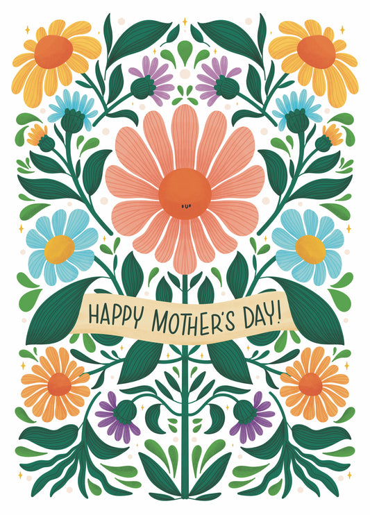 Cute, Floral Mother's Day Card
