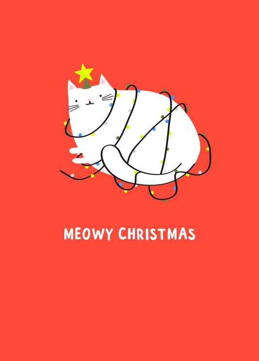 Meowy Christmas Card