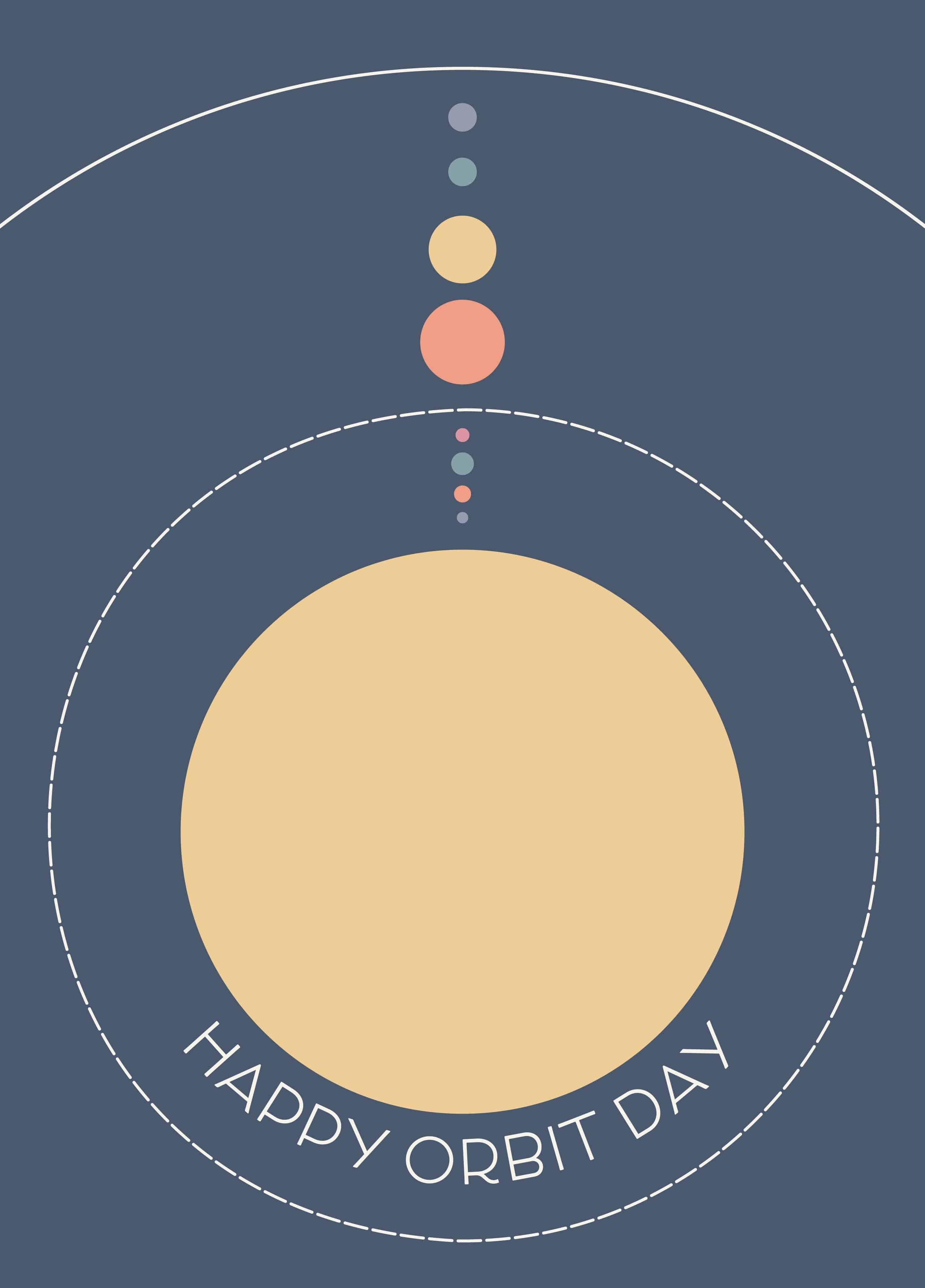 Happy Orbit Day Card – Scribbler Cards & Gifts