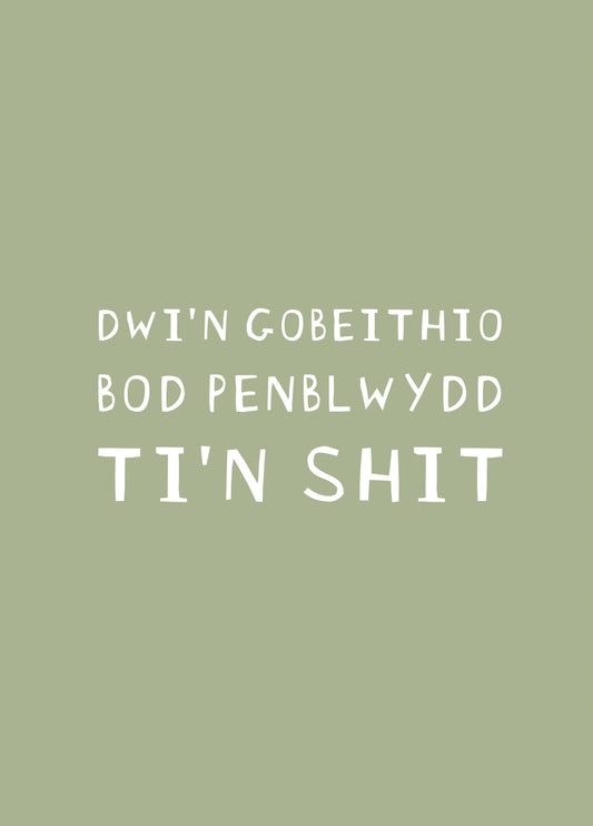 I Hope Your Birthday Is Shit Card