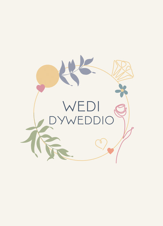 Wedi Dyweddio Card