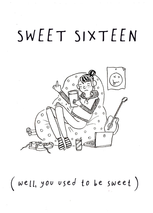 Sweet Sixteen Card