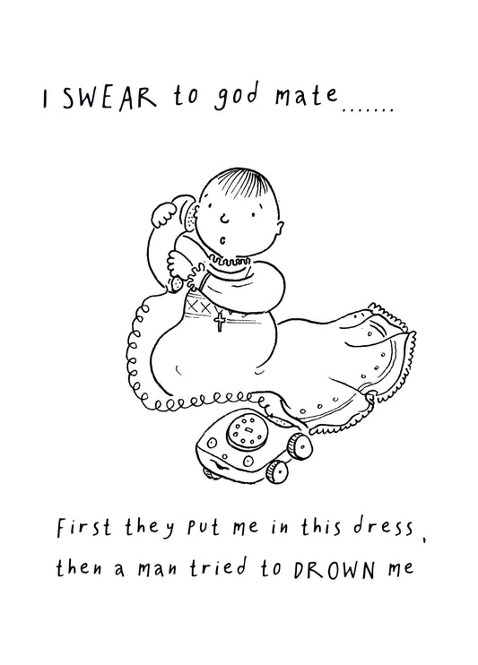 Swear To God Mate Card