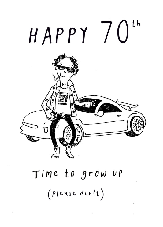 Happy 70th Card