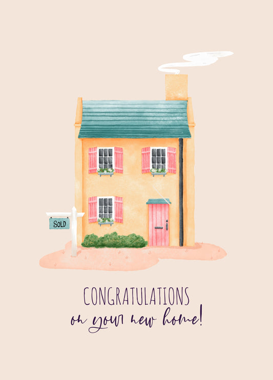 Congratulations On Your New Home Card