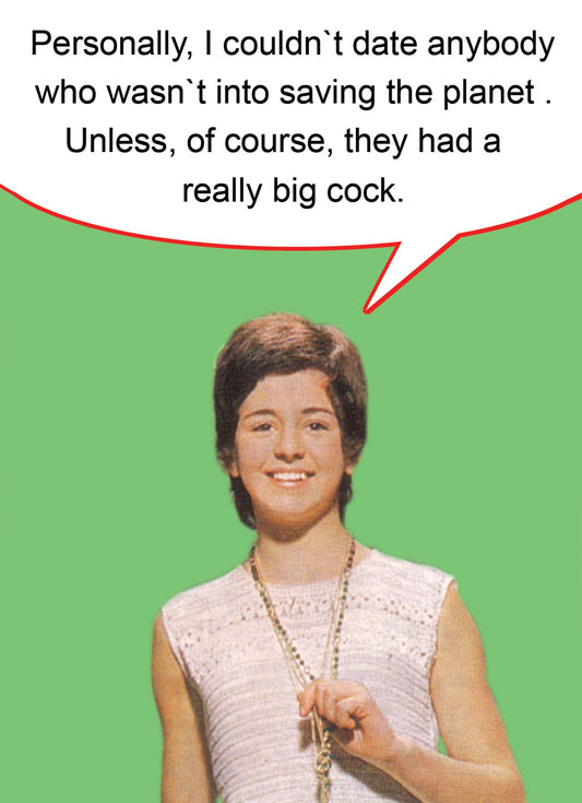 Really Big Cock Card