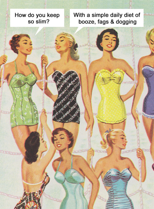 Booze, Fags & Dogging Card