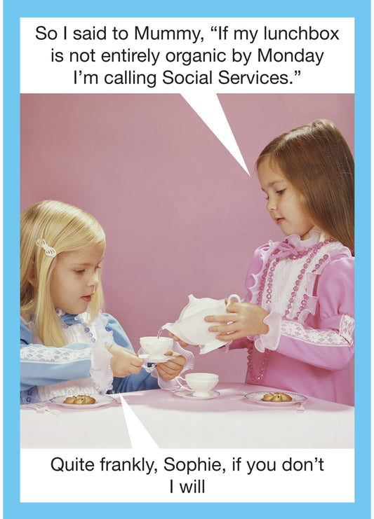 Organic Lunchbox Card