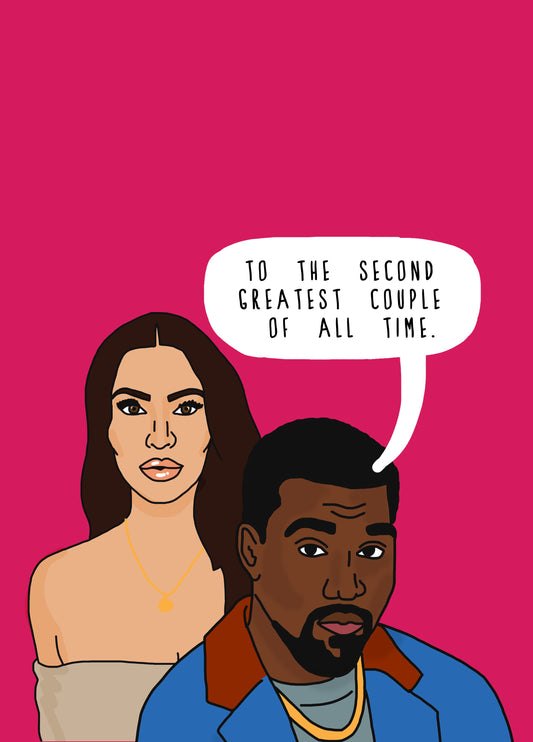 To The Second Greatest Couple Of All Time Card