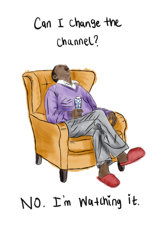 No I'm Watching It Card