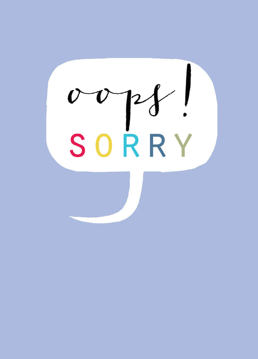 Oops! Sorry Card