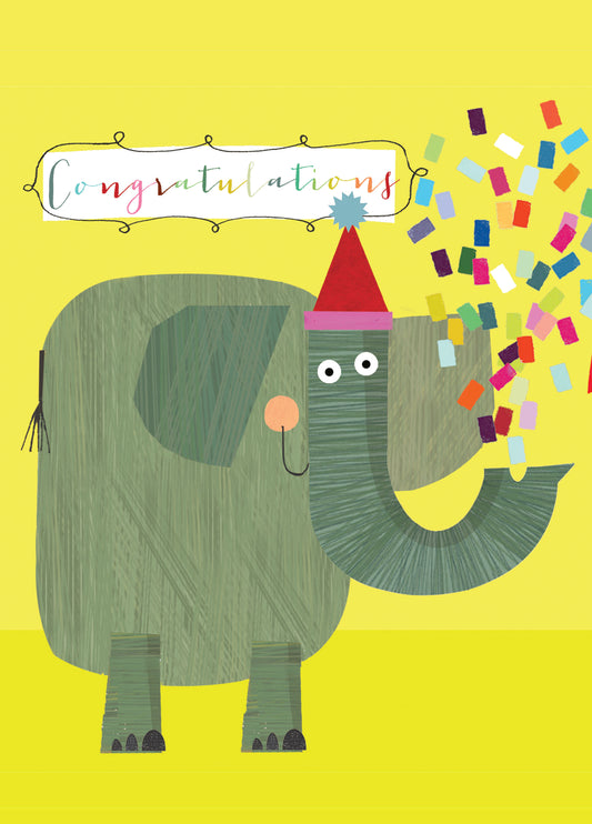 Elephant Congratulations Card