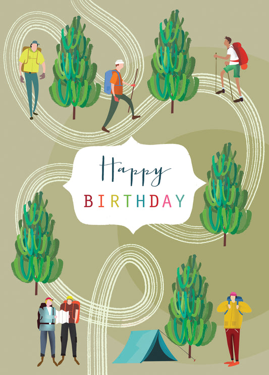 Hiking Happy Birthday