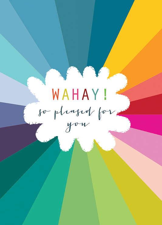 Rainbow Wahay Congratulations