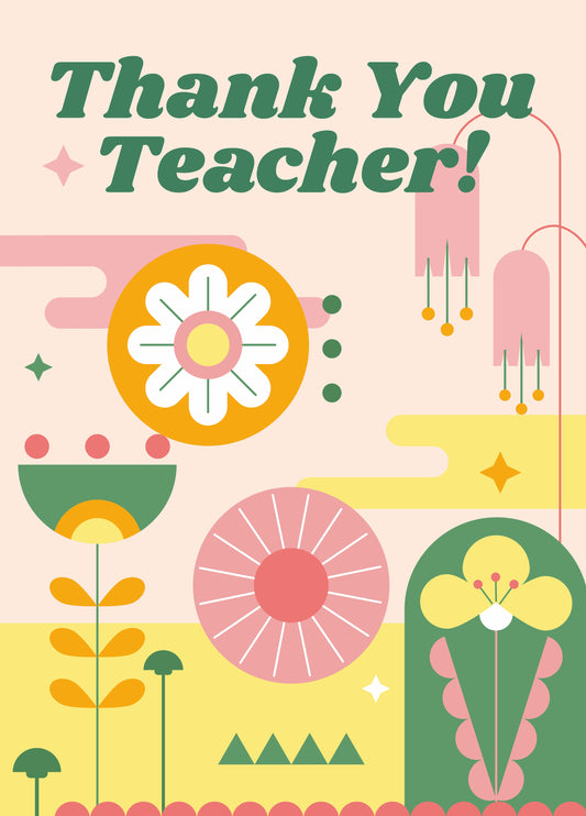 Teacher, Thank You! Card
