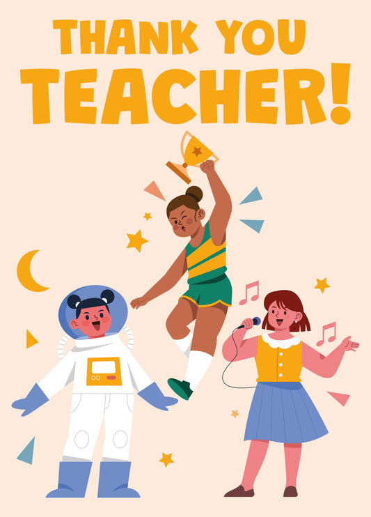 Thank You Teacher Card