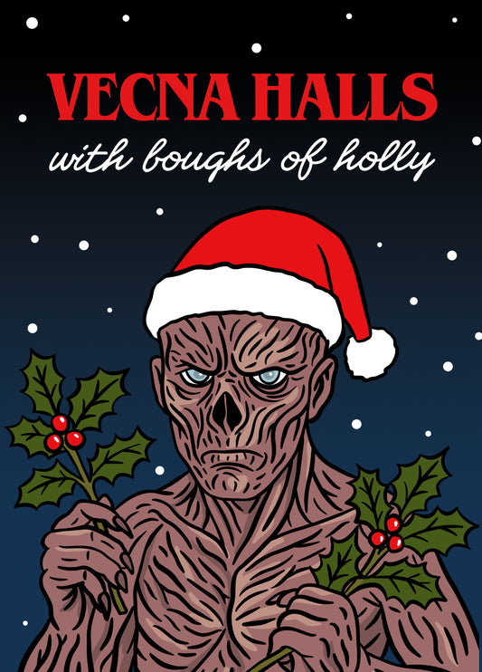Stranger Things Vecna Christmas Card