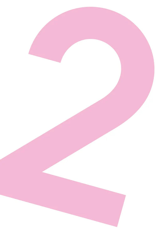 Number 2 Birthday Card