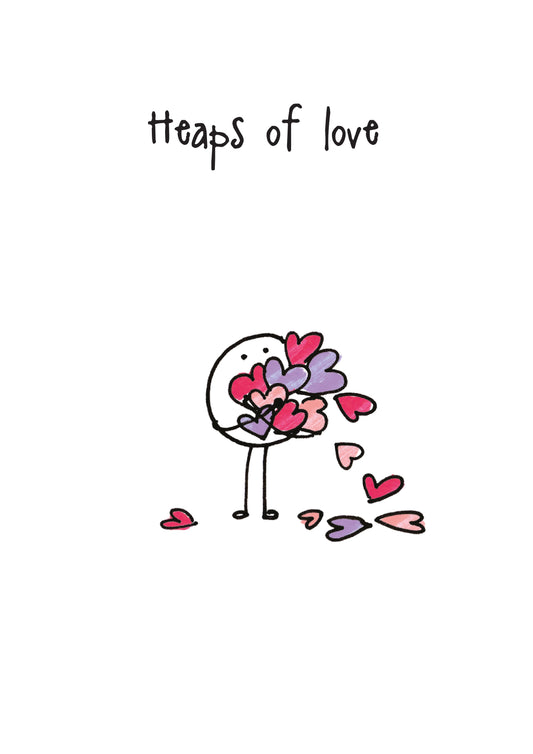 Heaps Of Love Card