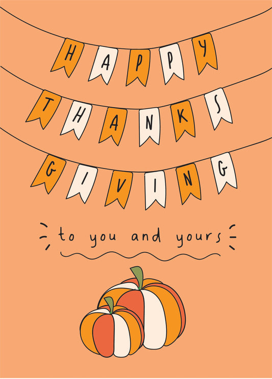 Happy Thanksgiving - Thanksgiving Greeting Card
