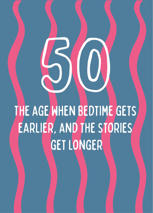 Funny Happy 50th Birthday Card