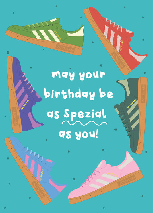 May Your Birthday Be As Spezial As You - Trainer Birthday Card