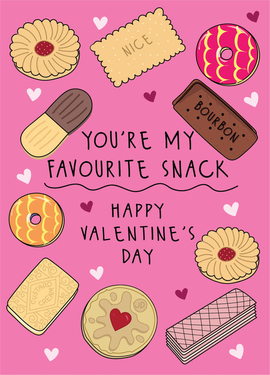 You're My Favourite Snack - Happy Valentine's Day