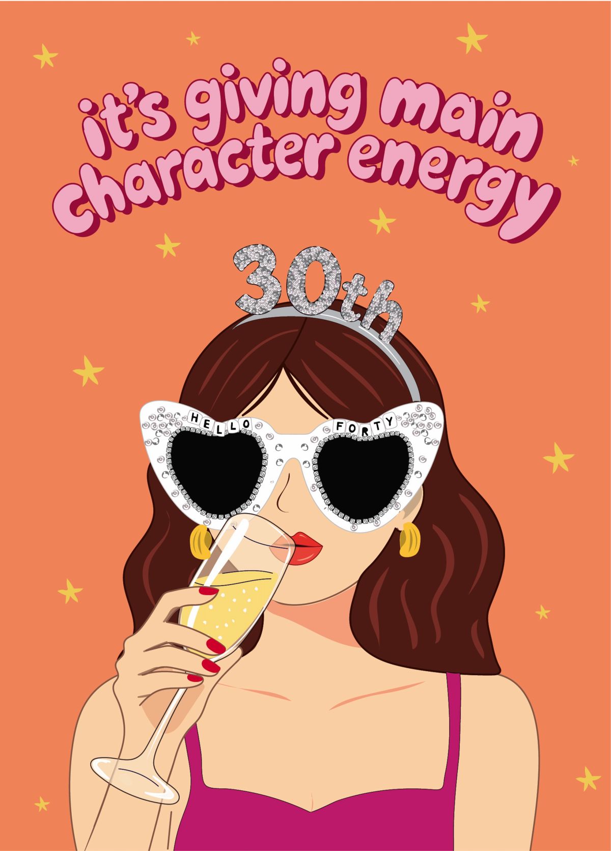 Main Character Energy - Happy 30th Birthday