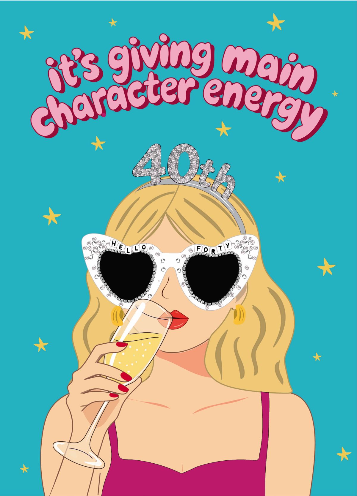Main Character Energy - Happy 40th Birthday