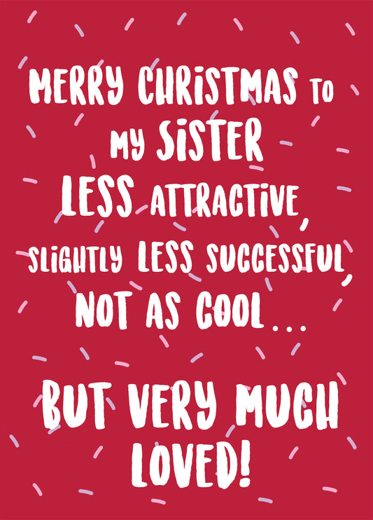 Merry Christmas Sister Card