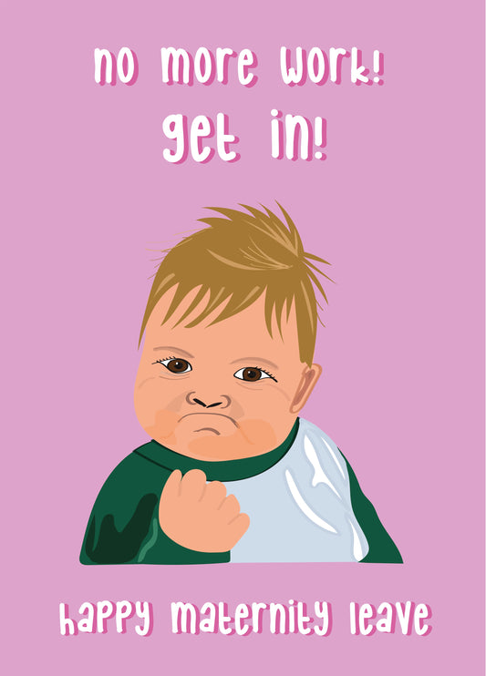 Happy Maternity Leave Card
