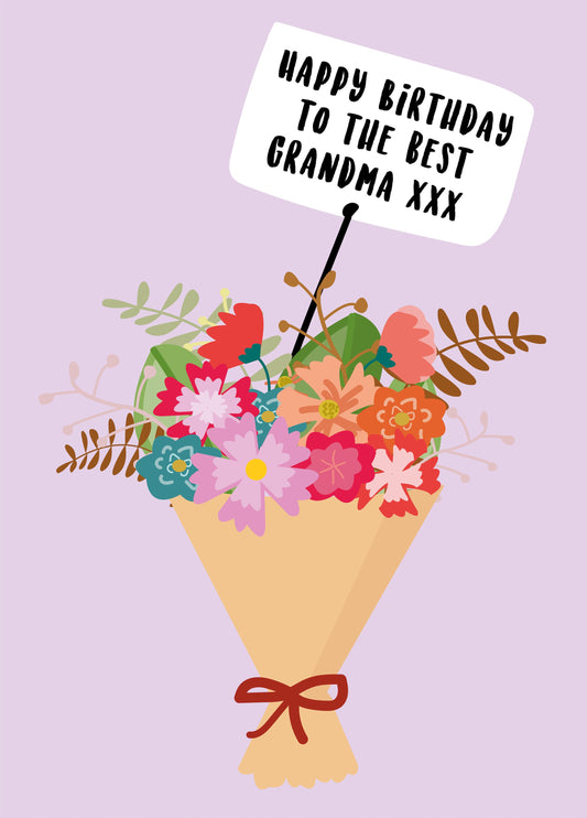Happy Birthday Grandma Card