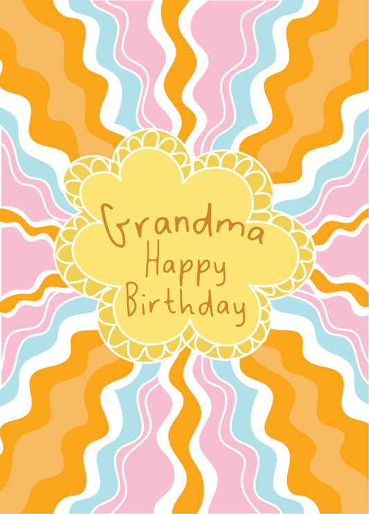 Happy Birthday Grandma Card
