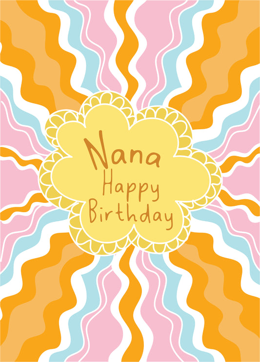 Happy Birthday Nana Card
