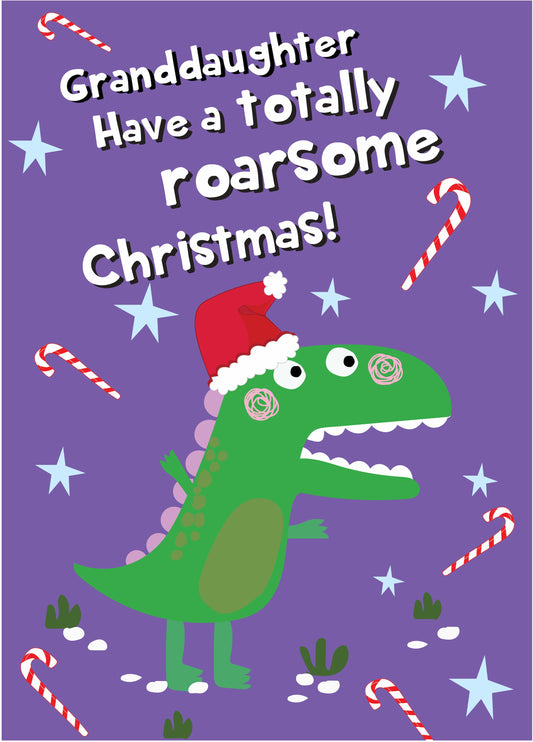 Merry Christmas Granddaughter Card