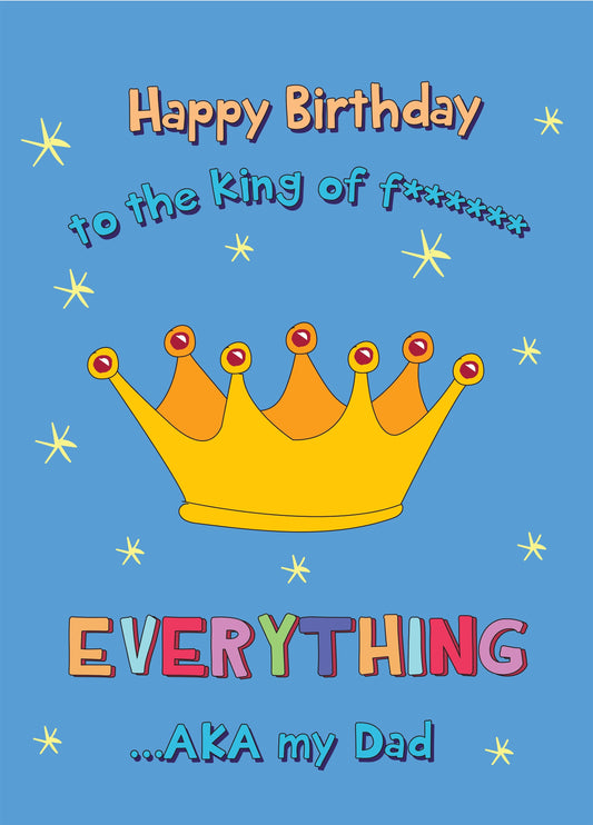 Happy Birthday To My Dad Card