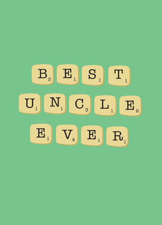 Best Uncle Ever - Happy Birthday Card