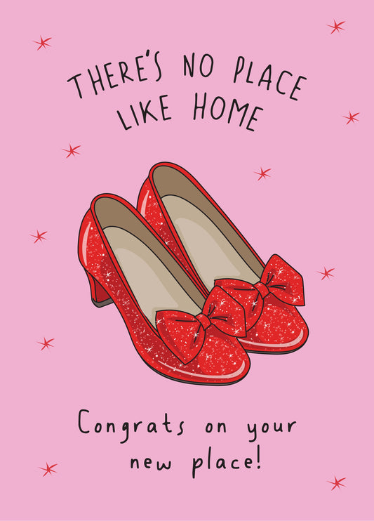 No Place Like Home - Wizard Of Oz Themed Birthday Card