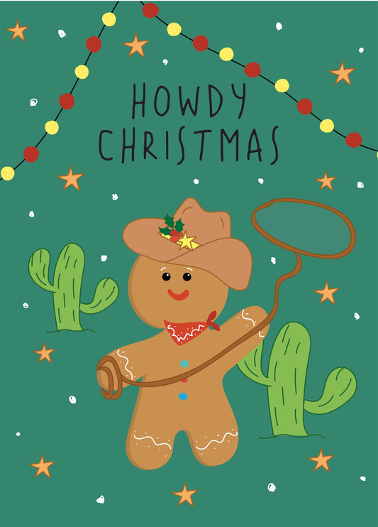 Howdy Christmas - Gingerbread Christmas Design
