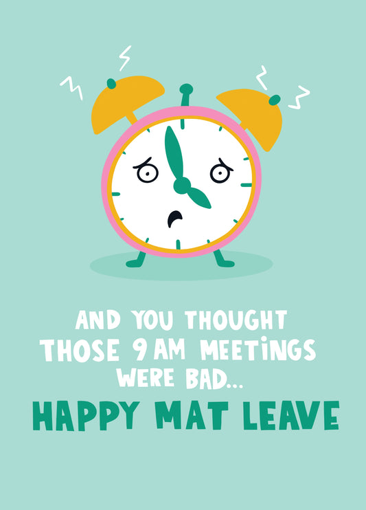 9am Meetings Card