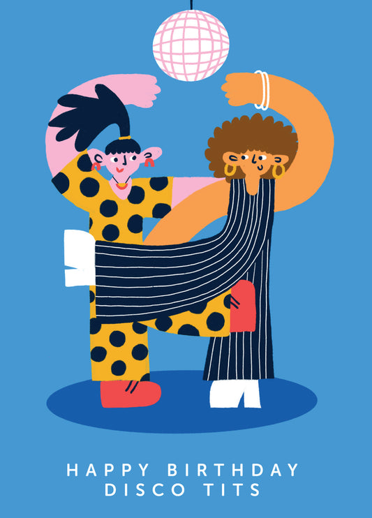 Disco Tits Card