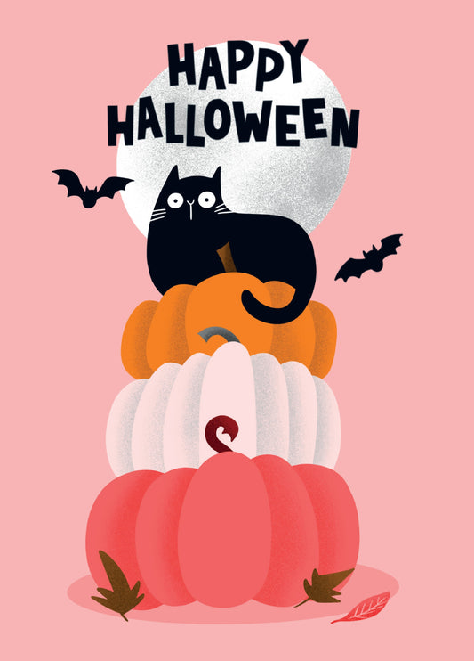Pumpkin Tower Card