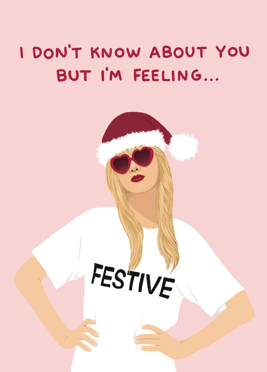 Taylor Swift Christmas Card