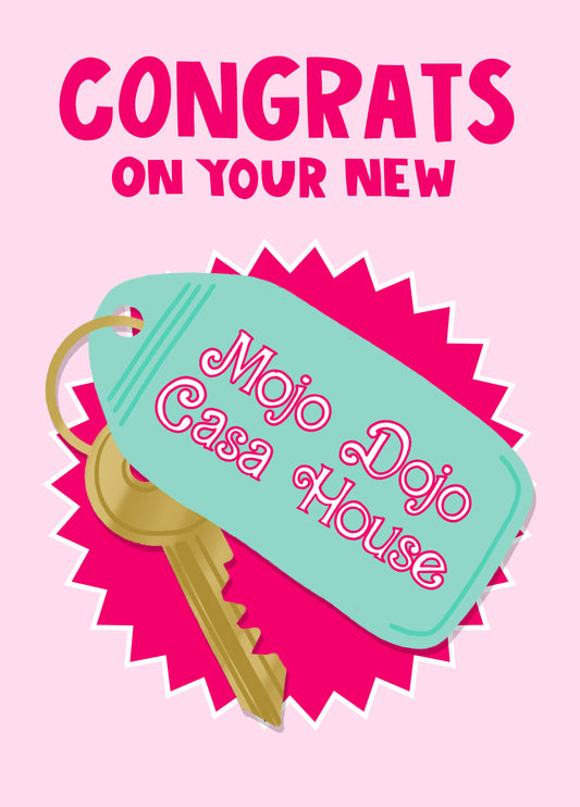 Mojo Dojo Ken New Home Card