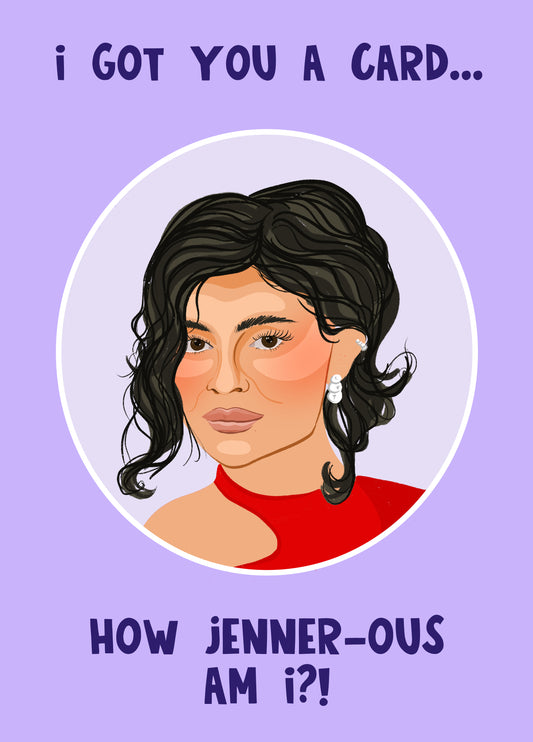 Kylie Jenner Card
