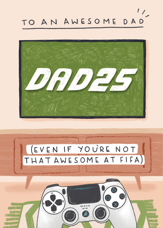 Fifa Dad Father's Day Card